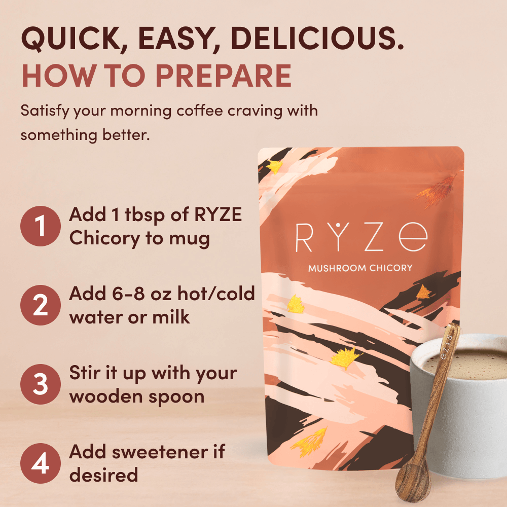RYZE Functional Mushroom Chicory (30 Servings)