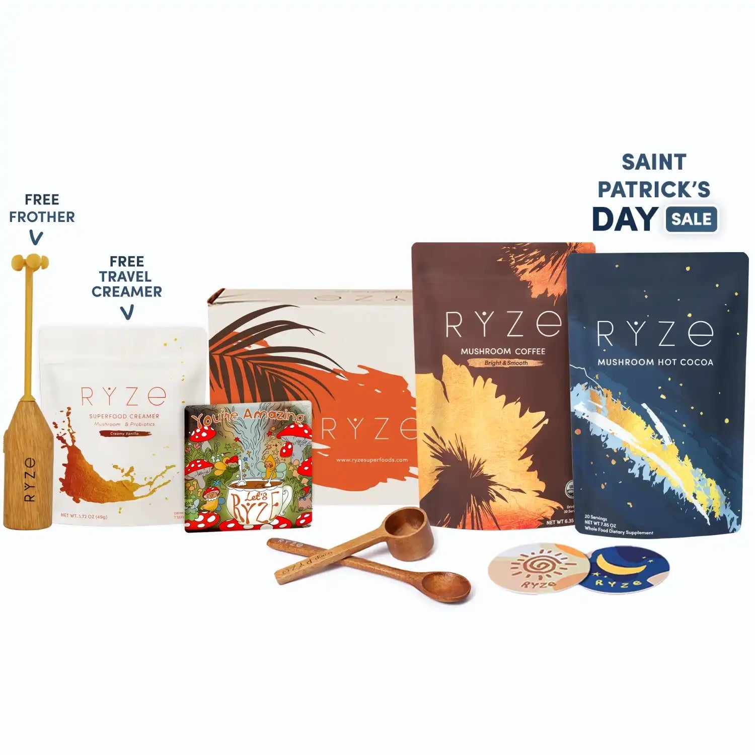 RYZE Coffee + Cocoa Day and Night Bundle