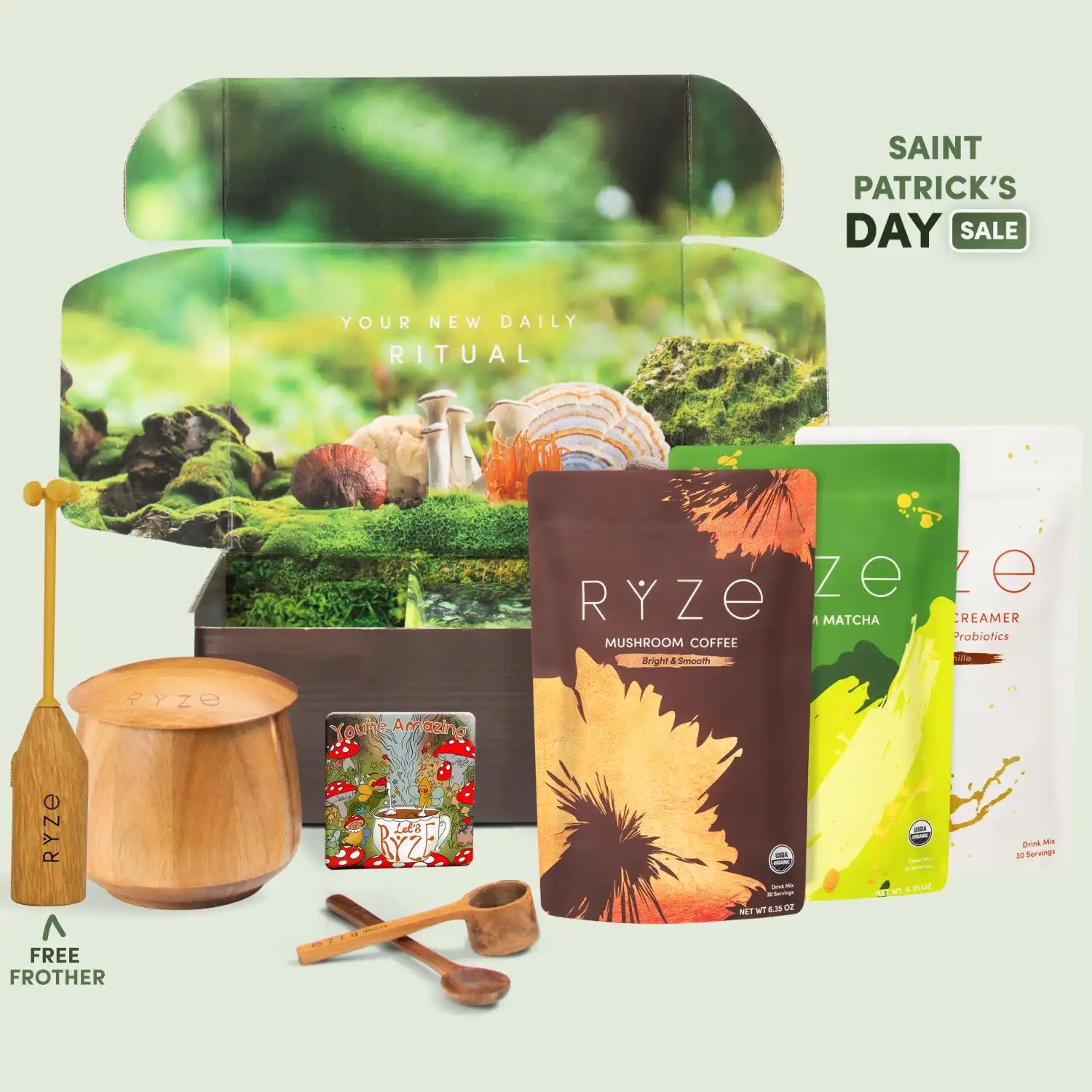 RYZE Matcha + Coffee Ritual Set