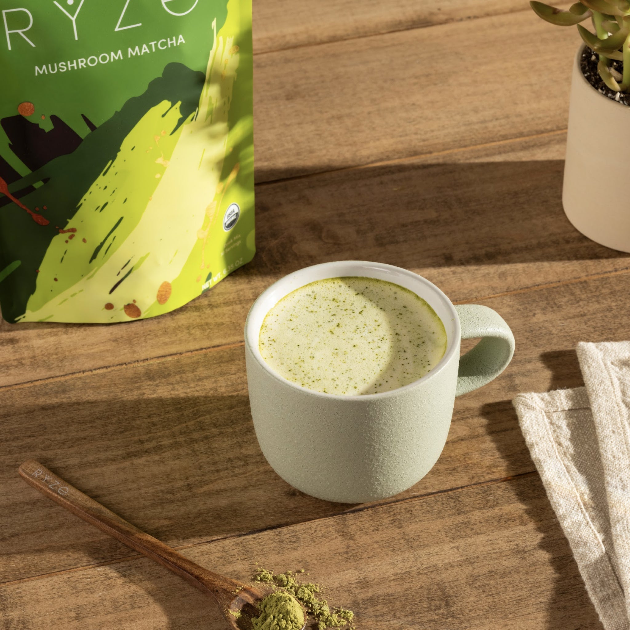 RYZE Functional Mushroom Matcha (30 Servings)