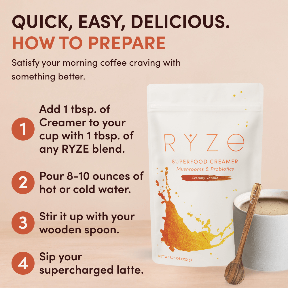 RYZE Daily Superfood Creamer (30 Servings)