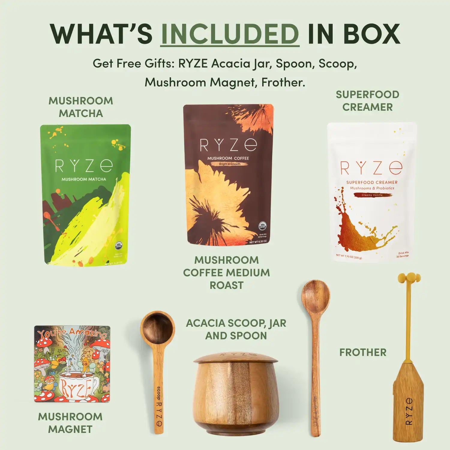 RYZE Matcha + Coffee Ritual Set