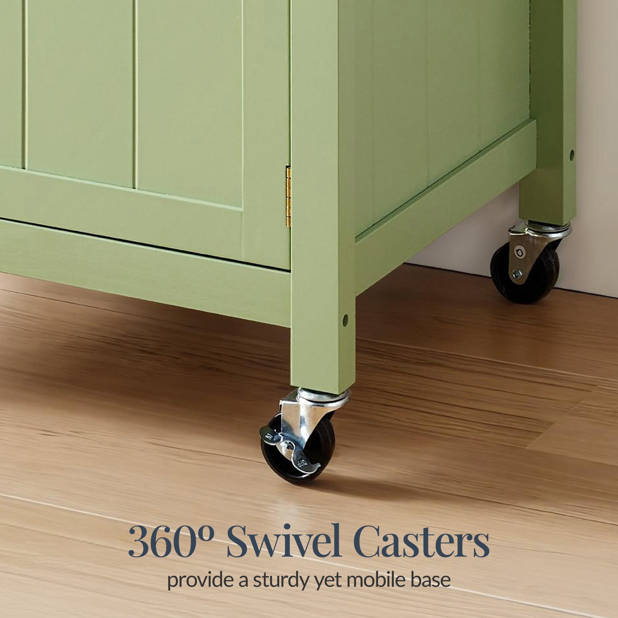 Rolling Kitchen Island Cart Cabinet W/ Drawer Sliding Tray Outlet Wheels