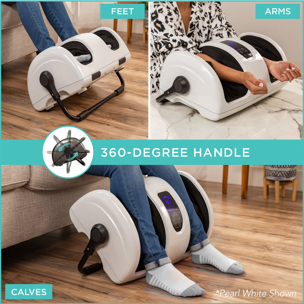 Reflexology Shiatsu Foot Massager w/ High-Intensity Rollers Remote Control