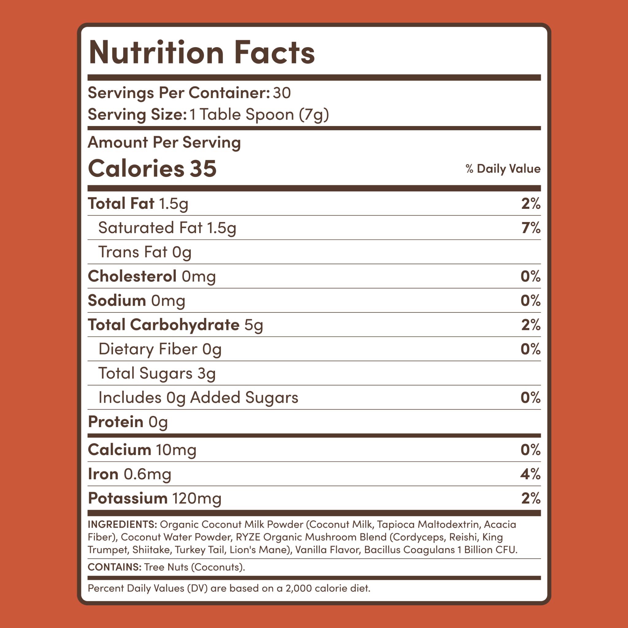 RYZE Daily Superfood Creamer (30 Servings)